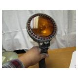 PERSONS FOG LIGHT W/ AMBER LENSE & RED DOTS -RARE