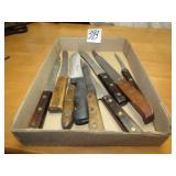 9- BUTCHER KNIVES