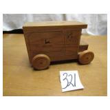 JOHN DEERE WOOD DELIVERY VAN COLLECTOR BANK 1992