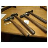 4 - VINTAGE HAMMERS -BARREL HOOP DRIVER ,SHOE