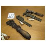 4- BICYCLE ADJUSTABLE WRENCHES