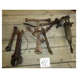12+ VINTAGE IMP. WRENCHES