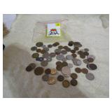 60+ FOREIGN COINS