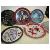 6- TIN SERVING TRAYS