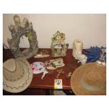 COWBOYS HATS ;CHURB ANGEL CLOCK ;MORE