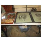 3 INDIAN PICTURES - TEARS IN BOTH CANVAS