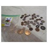 35+ FOREIGN COINS