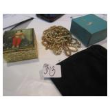 OLD JEWELRY BOX ,JEWELRY