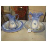 2 - HOTEL WATER PITCHER & BOWLS