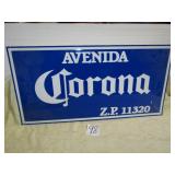 AVENDA CRORONA BEER SIGN 12 X 24