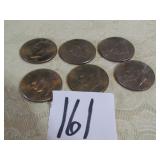 6- BICENTENNIAL EISENHOWER DOLLARS