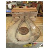 HORSE COLLAR; STRAWBERRY BOXES; CI IH PLANTER