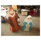 2- OUTDOOR BLOWMOLDS 37' &28'