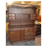 MID CENTURY 2 PIECE HUTCH