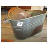 COPPER BOILER W/  GALV.LID