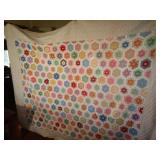 VINTAGE HAND STITCHED QUILT