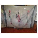 INDIAN CAMPING BLANKET -HAS SOME HOLES