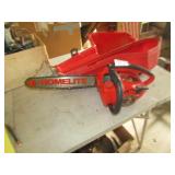 HOMELITE SUPER 2 CHAIN SAW ,16' BAR ,CASE