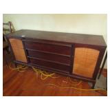 MID CENTURY SERVER W/ 3 DRAWERS ,2 SIDE CABINETS