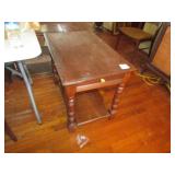 MID CENTURY LAMP TABLE W/ DRAWER