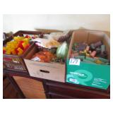 3- BOXES VINTAGE HAIR CURLERS