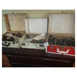 3- CASES OF VINTAGE ROLLER SKATES