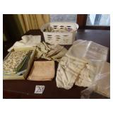 VINTAGE LINENS ;TABLE CLOTHES ; MORE