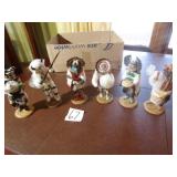 AMERICAN INDIAN KOPI KACHINA SERIES - 6 FIGURINES