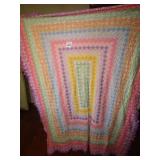 VINTAGE HAND STITCHED QUILT TOP