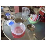 TUPPERWARE ; POT & PANS; GLASSWARE ; MORE