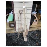 WEED HOOK ; CRUMB SHOVEL ; SILAGE FORK; SHOVEL