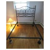 WROUGHT IRON BED HEADBOARD & FRAME