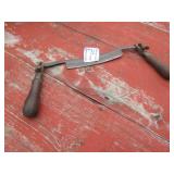 DRAW KNIFE W/ FOLDING HANDLES