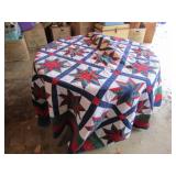 MACHINE SEWN CHRISTMAS QUILT