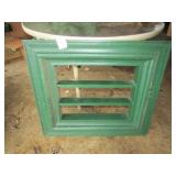 GREEN PAITED SHADOW BOX SHELF