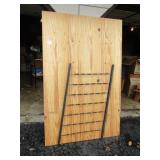 6 FT -3/4' PLYWOOD ; WROUGHT IRON PORCH RAIL