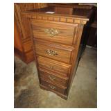 MID CENTURY 5 DRAWER LADIES CHEST -GOLD CREST