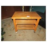 3 TIER ROLL AROUND TABLE STAND