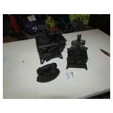MINI CAST IRON COOK STOVES ;SAD IRON