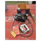 WOOD BOX ; SANDER ; ZIG SAW