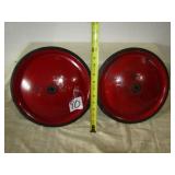 2- 12' OFFICIAL SOAP BOX DERBY METAL RIM TIRES