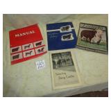 4- 1940'S CATTLE REGISTER BOOKLETS