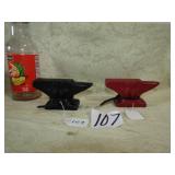 2- COLLECTIBLE MASSEY -FERGUSON 5' MINI ANVILS