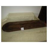 11' X39' WOOD DOUGH BOWL