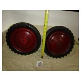 2- 12' X1.15 REAR PEDAL TRACTOR WHEELS