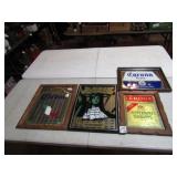 4- BEER WHISKEY ADV. MIRRORS, CORONA ,MORE