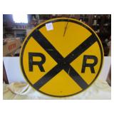 COLLECTIBLE 30' METAL RR SIGN