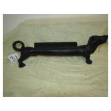 21' LONG CAST IRON  DOG  BOOT SCRAPPER