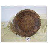 15' HEAVY WOODEN BOWL