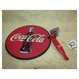 COKE COLLECTIBLES -CI 91/2' ROUND ADV. ,2 OPENERS